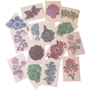 Henna Tattoos Temporary Tattoos Tats Party Favors